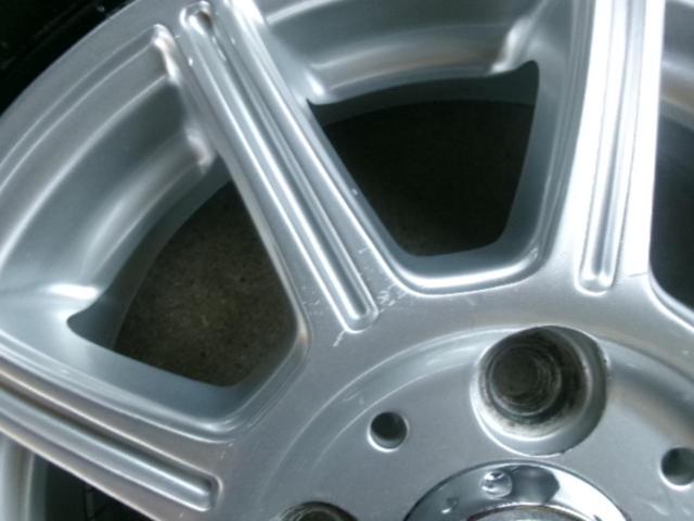 RACING FORCE 9本スポーク   + GOODYEAR ICENAVI8