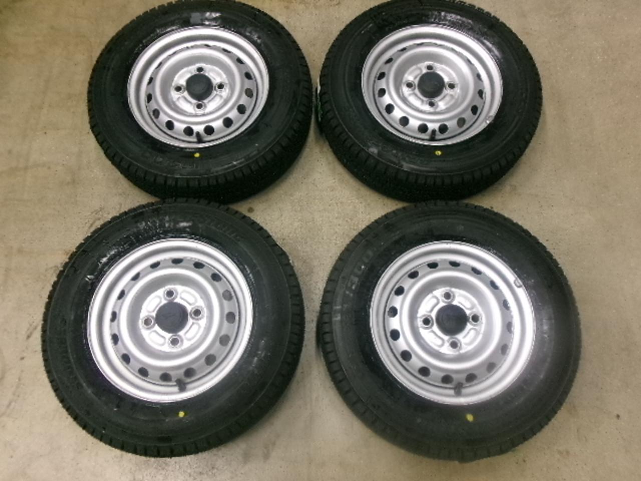 DAIHATSU Hijet genuine steel wheel + BRIDGESTONE W300