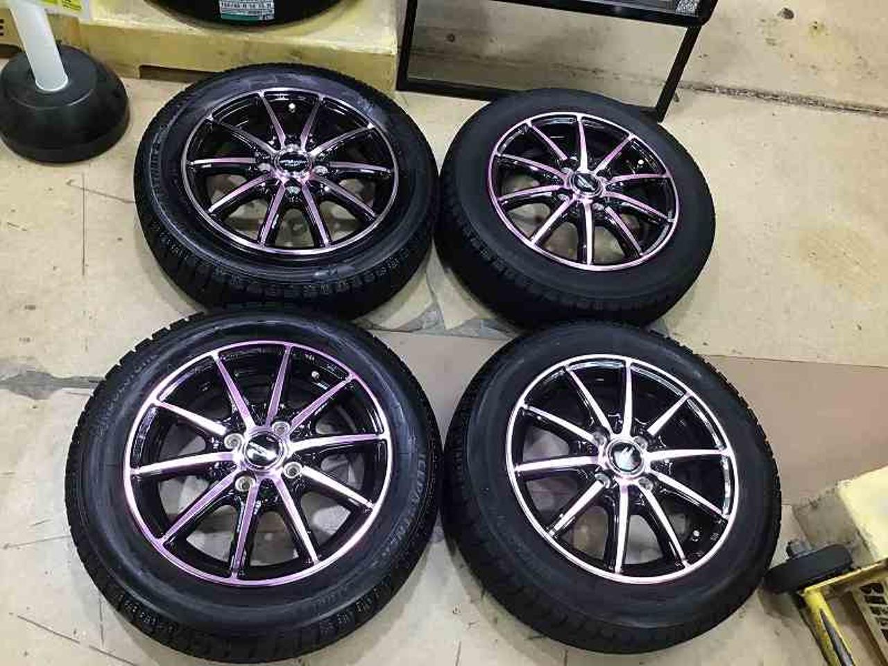 MARUKA SERVICE SCHNEDER RX10-K PINK BKP/Crystal Pink Clear + BRIDGESTONE ICE PARTNE
