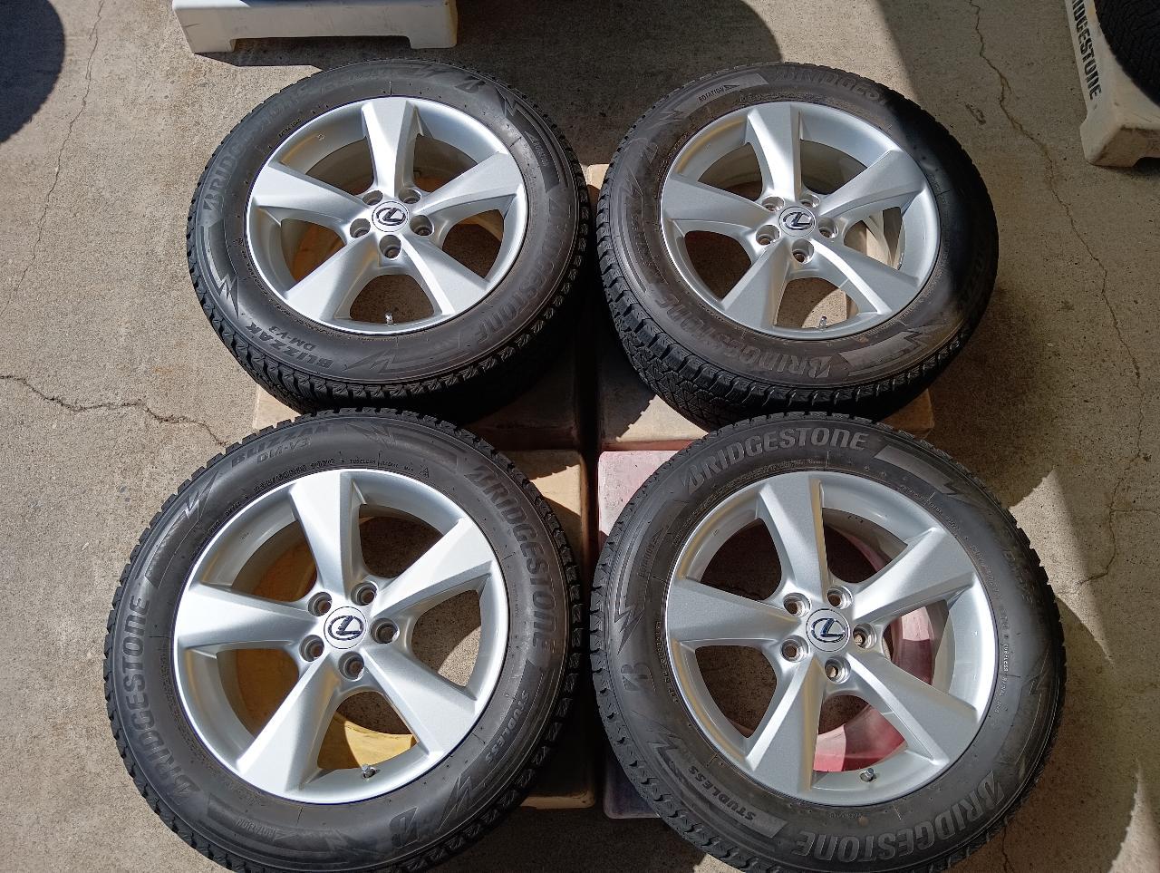 Genuine Mazda US product RX genuine wheels + BRIDGESTONE BLIZZAK DM-V3