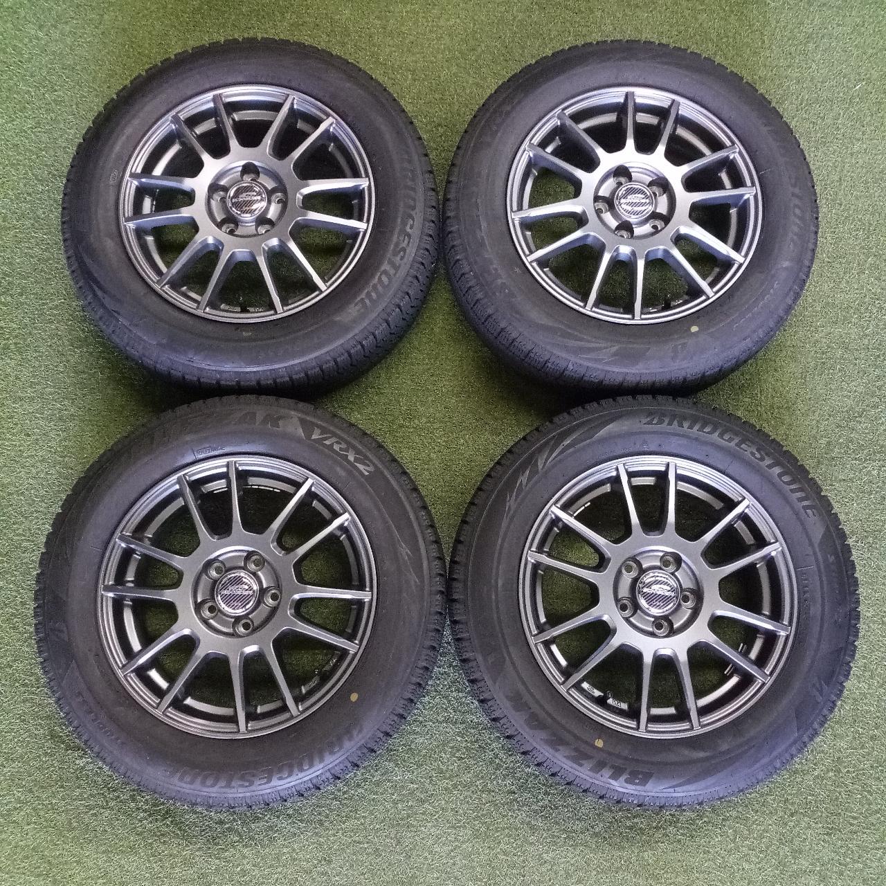 A-TECH SCHNEIDER 12-spoke aluminum wheels + BRIDGESTONE BLIZZAK VRX2 Manufactured in 2021