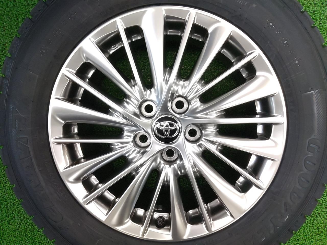 TOYOTA 30 Alphard latter term original wheel + GOODYEAR ICE NAVI7 with brand new studless tires!!!