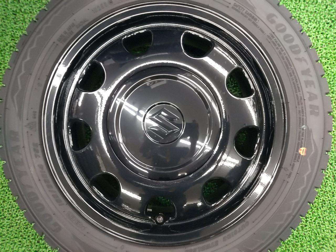 SUZUKI Spacia Base factory wheels + GOODYEAR ICE NAVI8 with brand new studless tires!!!
