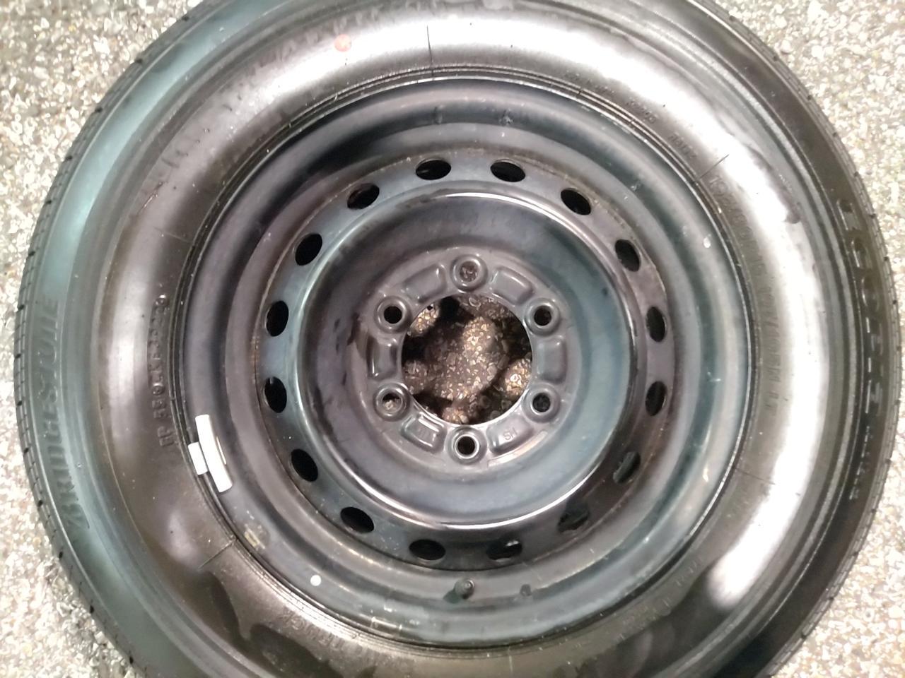 TOYOTA 200 Genuine steel wheels for Toyota Hiace + BRIDGESTONE ECOPIa RD613