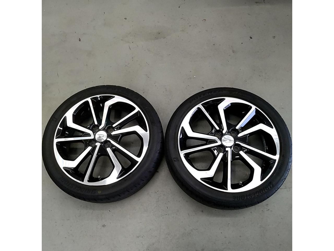 Genuine Daihatsu parts Copen LA400 Genuine wheels + BRIDGESTONE POTENZA RE004