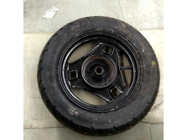 SUZUKI+DUNLOP レッツⅡ純正リアホイール+RUNSCOOT D30Y