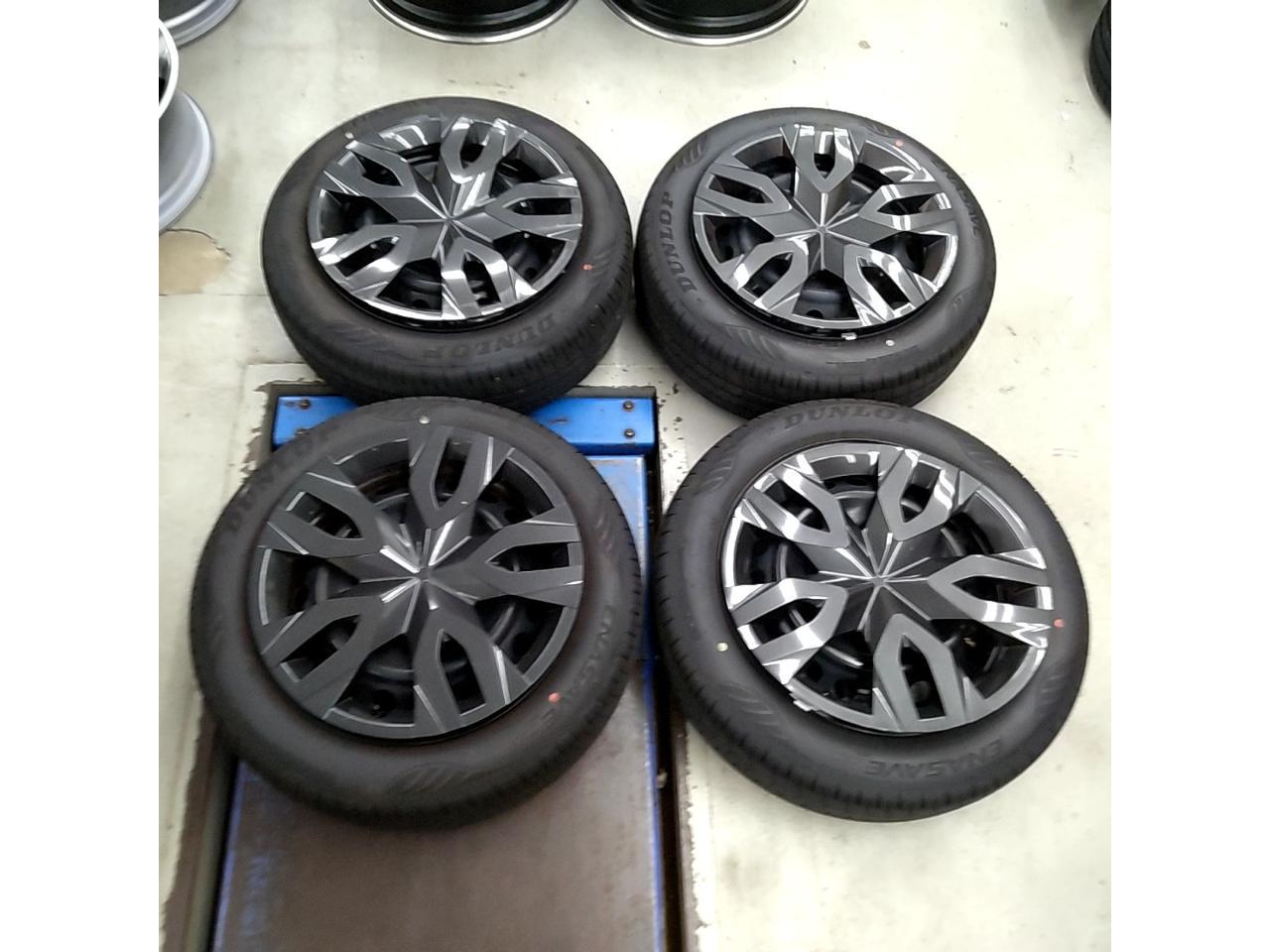 Toyota genuine 60 series Prius genuine steel wheels + DUNLOPE NASAVE EC350 +