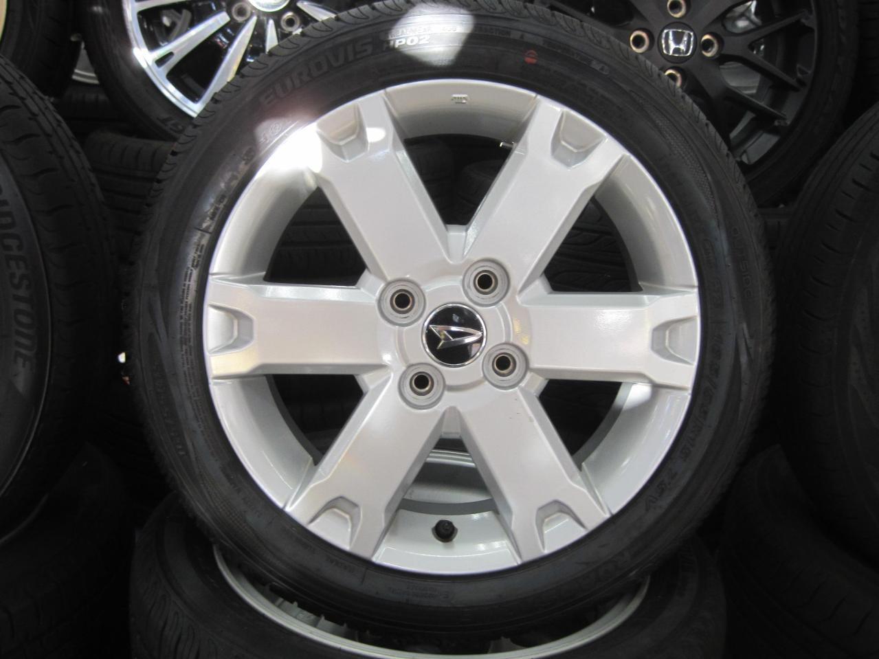 The price cut has closed !! Genuine Daihatsu parts Taft genuine wheel +ROAD STONE Eurovis HP02 165 / 55R15 75V