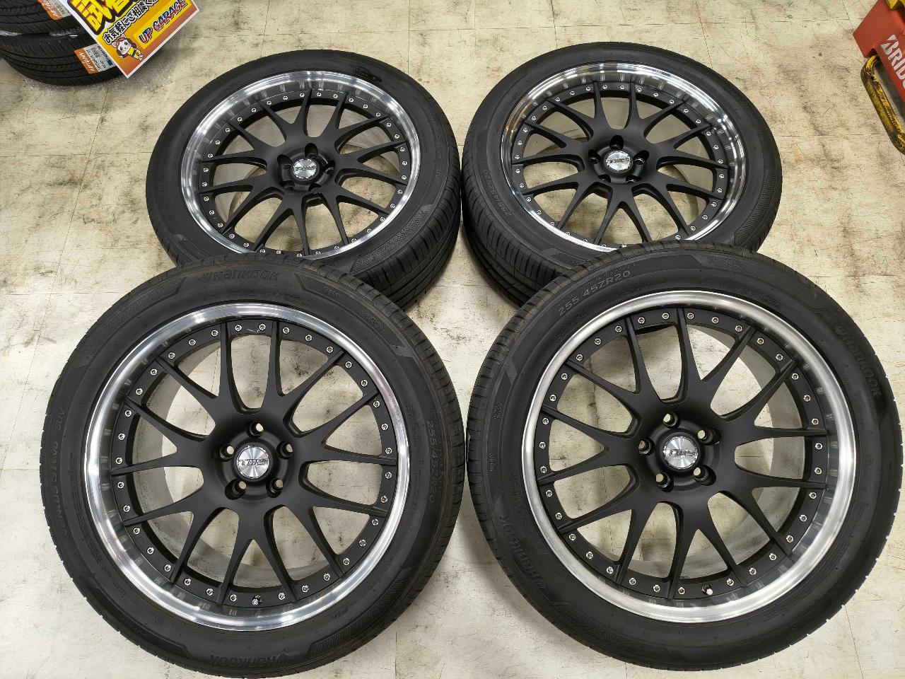 TWS EXlete 107M Flat Black + HANKOOK ventus S1evo3 SUV