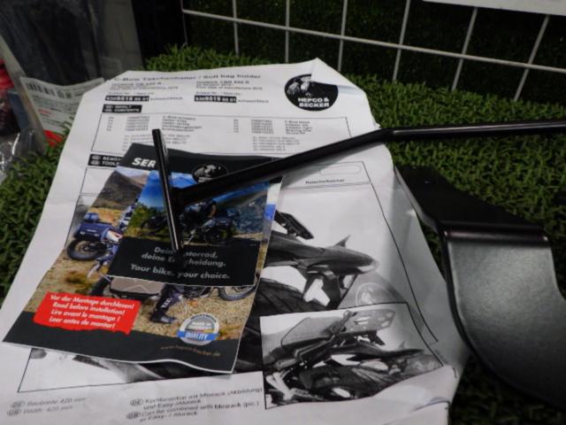 ヘプコ&ベッカー ソフトバックホルダー 63095180001 CB650R(’19)