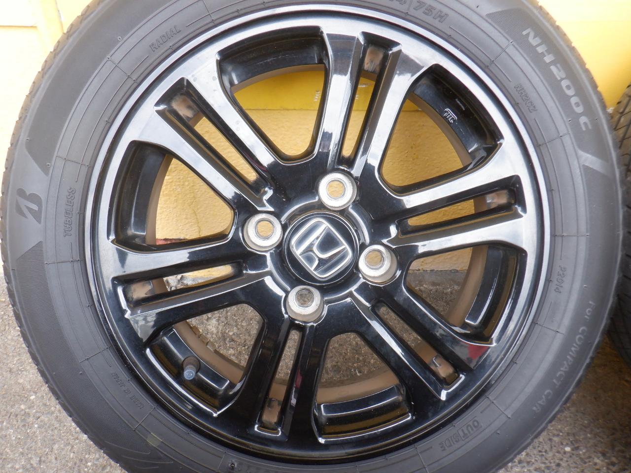Honda genuine N-BOX custom JF1 Previous period G Special Edition SS Black Style with genuine wheels