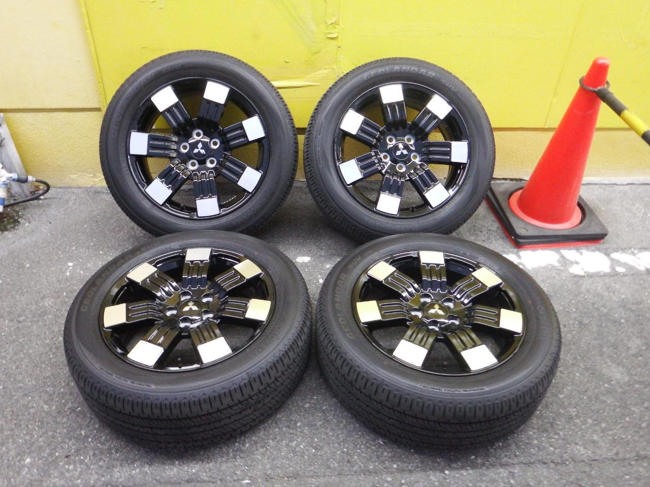 Mitsubishi genuine CV1W Delica D: 5 Late version P grade Original wheel + YOKOHAMA GEOLANDER SUV G055