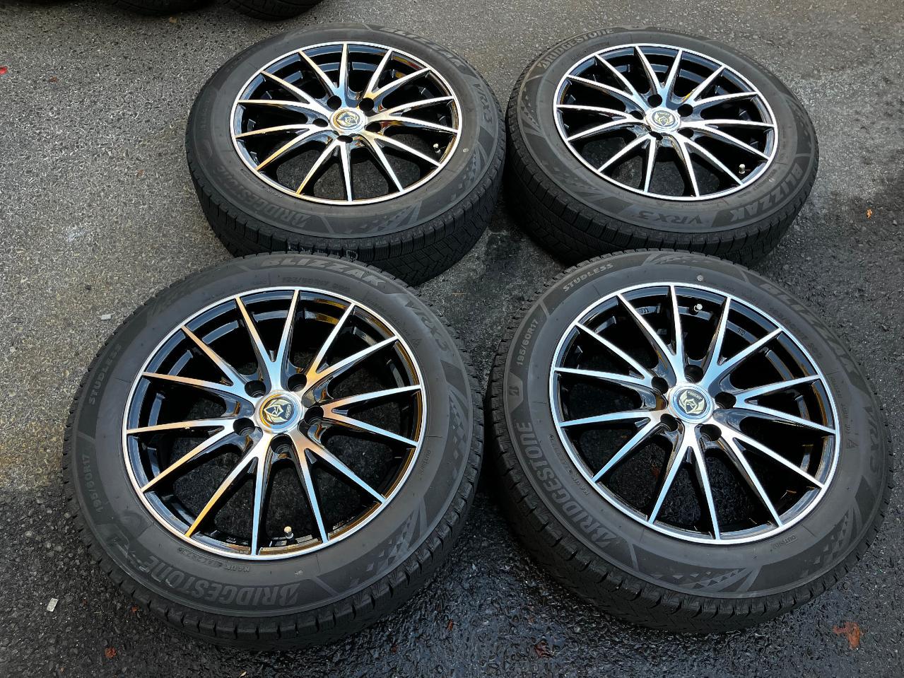 weds RIZLEY VS + BRIDGESTONE BLIZZAK VRX3