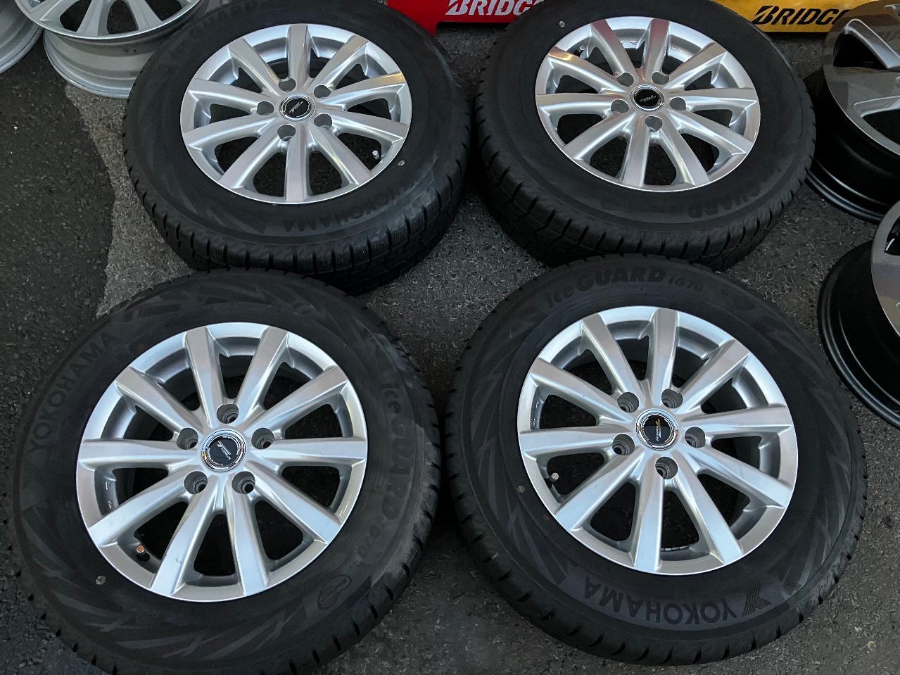 BRIDGESTONE TOPRUN A18 + YOKOHAMA ice GUARD IG70
