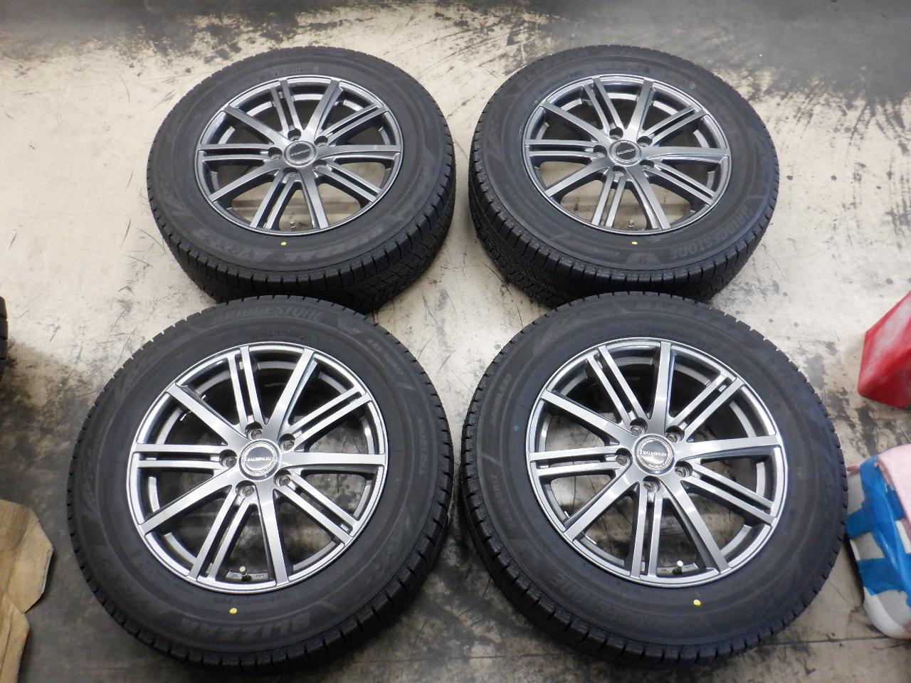 6 BRIDGESTONE BALMINUM BR10 + BRIDGESTONE BLIZZAK VRX3