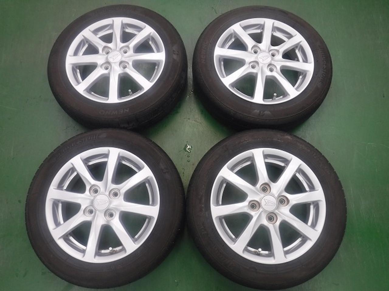 1 Daihatsu genuine Tanto original aluminum wheel + BRIDGESTONE NEWNO