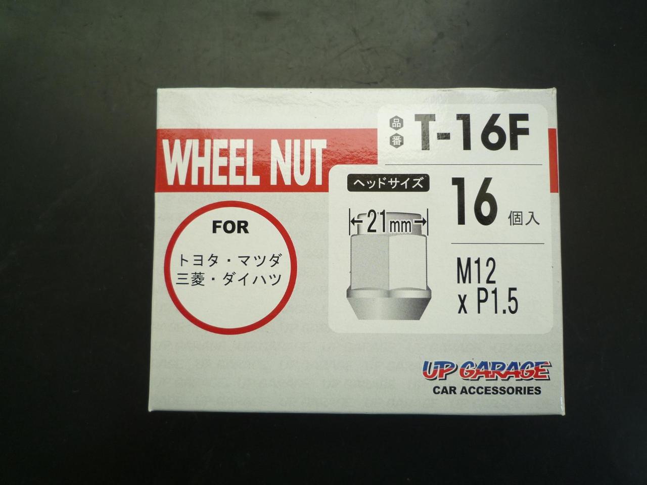 UPG Original
Nut
T-16F
M12 × 1.5
21 bags
16 12pcs