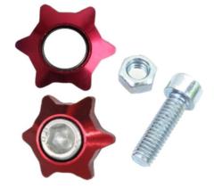 AQUA CLAZE カラーナンバーボルト ｢星｣ レッド [9260-1]