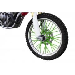 NBS 汎用スポークラップ 215mm緑 40本セット(ホイール1本分)
