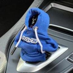RAYS OFFICIAL SHIFT KNOB COVER ブルー 74090200060BL