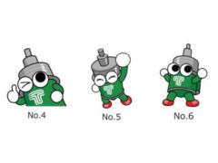 TEIN TN001-020-06 CHARACTER STICKER No.06 約95x125