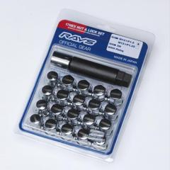 RAYS(レイズ) 74082000000CP 17HEX L31 NUT&LOCK 12X1.5/5H CP(Chrome)