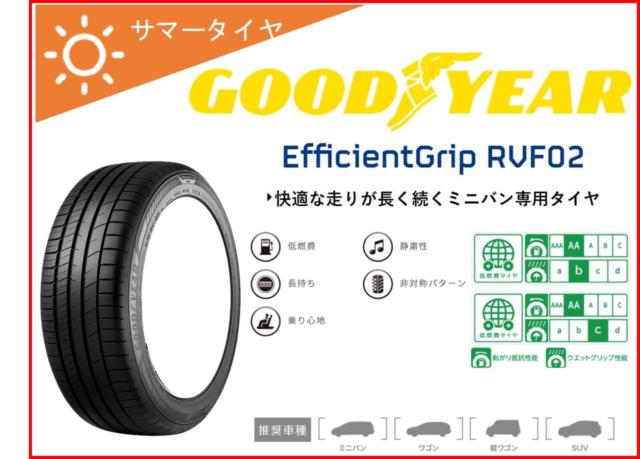 GOODYEAR (Goodyear)
EfficientGrip
RVF02
155 / 65R14
75H[05605102]