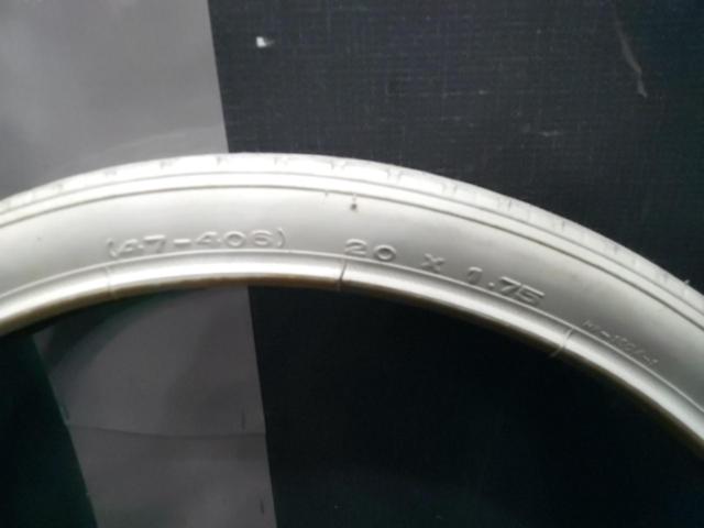 DURO HF-160A-WH SUNNY 20x1.75(47-406) チューブドタイヤ ホワイト