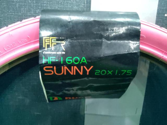 DURO HF-160A-PI SUNNY 20x1.75(47-406)チューブドタイヤ ピンク