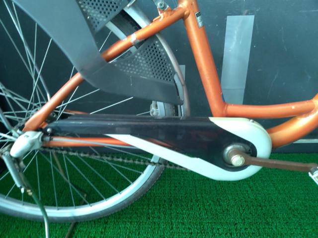 CBA ALDUETTE 26インチ 内装3段変速 シティサイクル オレンジ ※前タイヤヒビ割れ大・全体的に錆多数・後ブレーキワイヤーほつれ・サドル破れ・グリップ劣化