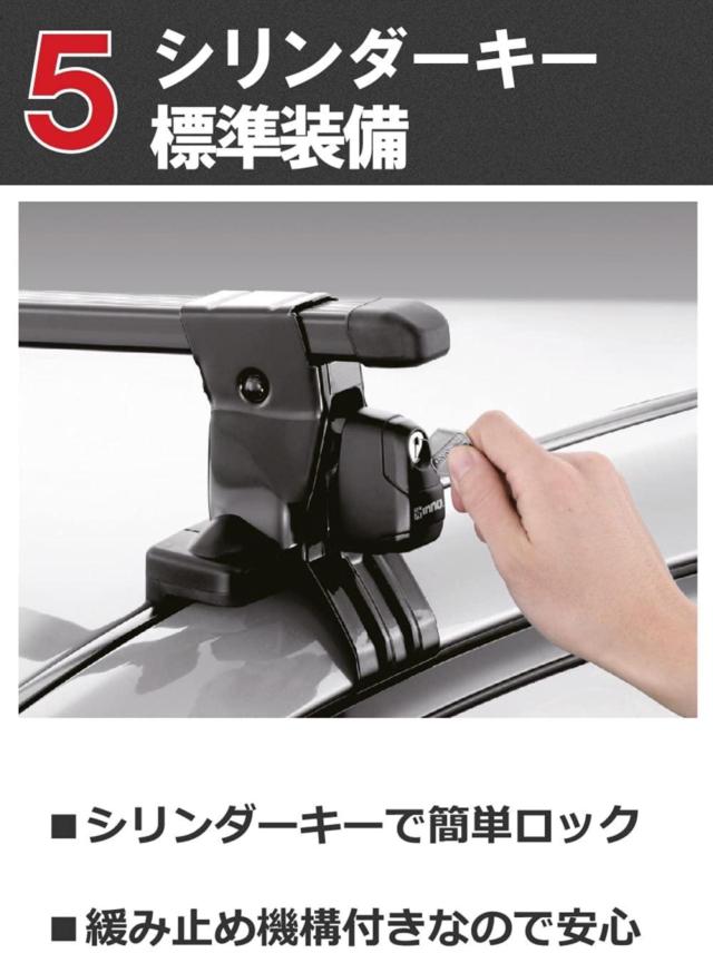 inno INSUT スクエアーベースステー スムースルーフ用