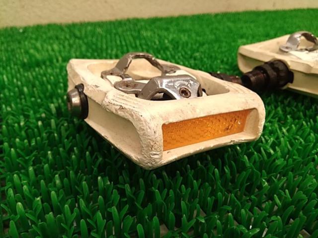 【わけあり現状販売】SHIMANO PD-T400 SPDペダル ホワイト