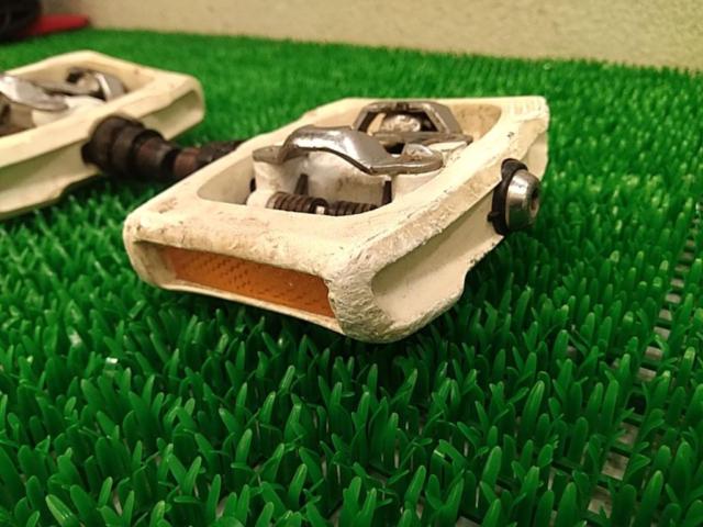 【わけあり現状販売】SHIMANO PD-T400 SPDペダル ホワイト