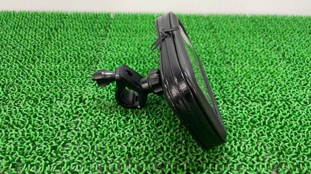 【汎用】メーカー不明 ハンドルクリップ付き防水スマホホルダー