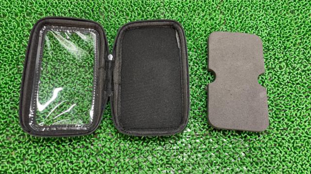 【汎用】メーカー不明 ハンドルクリップ付き防水スマホホルダー