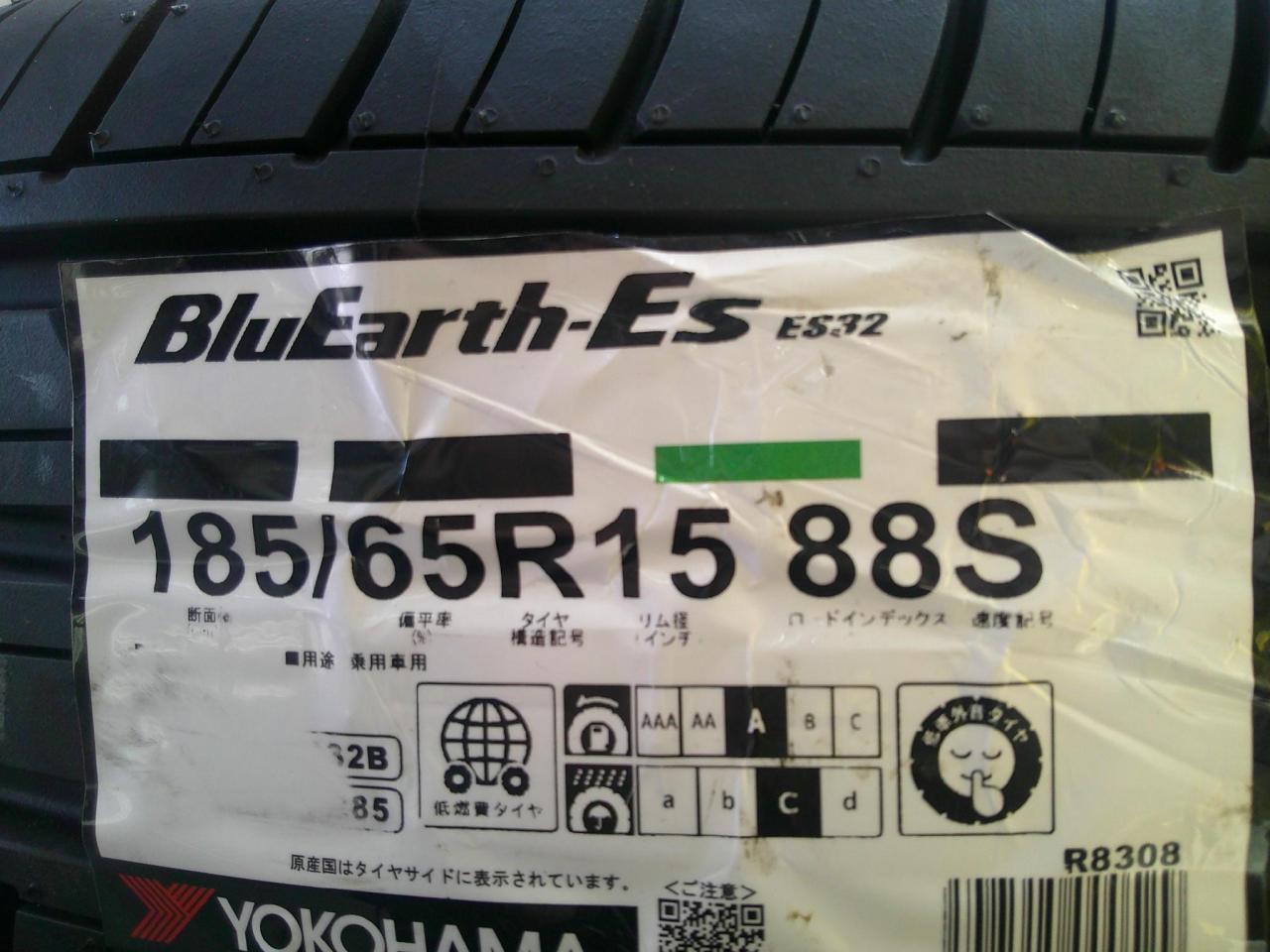YOKOHAMA BluEarth ES32 185/65R15 