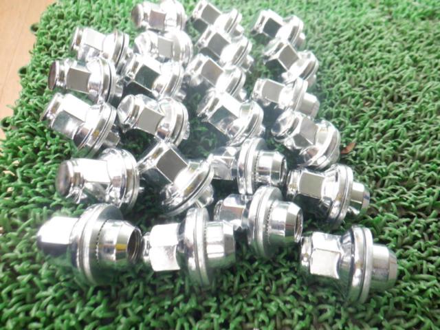 【トヨタ純正】メッキ平座ナット M14xP1.5 HEX21 24個セット