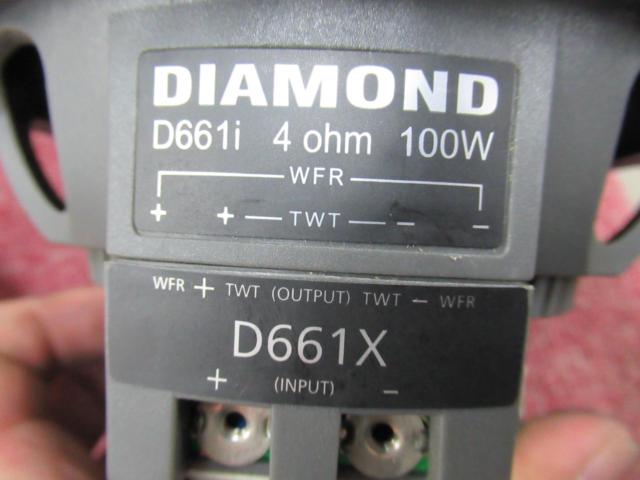 DAIAMOND(ダイアモンド) D6 D661i  コアキシャル2Wayスピーカー