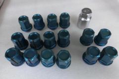 No-brand lightweight racing nuts/lock nuts included