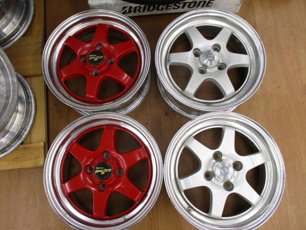 クリムソンレーシングスパルコパイソン17インチアルミホイールセット  