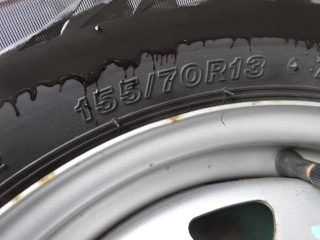 メーカー不明 スチールホイール  + BRIDGESTONE BLIZZAK VRX + BRIDGESTONE BLIZZAK VRX2