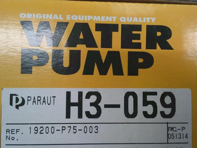 HITACHI(旧パロート) Astemo WATER PUMP(ウォーターポンプ) H3-059