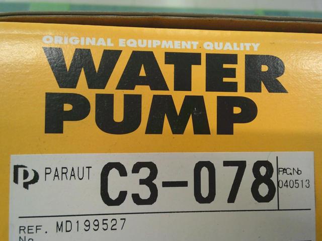 HITACHI(旧パロート) Astemo WATER PUMP(ウォーターポンプ) C3-078
