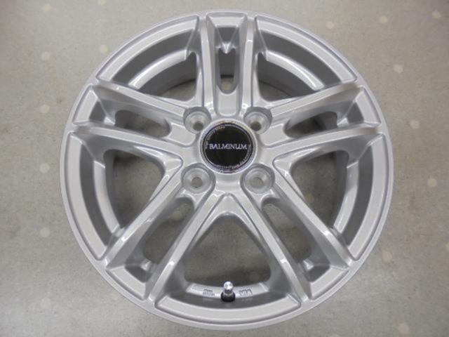 BRIDGESTONE BALMINUM SR5 Col:シルバー 新品12インチアルミホイール 4 