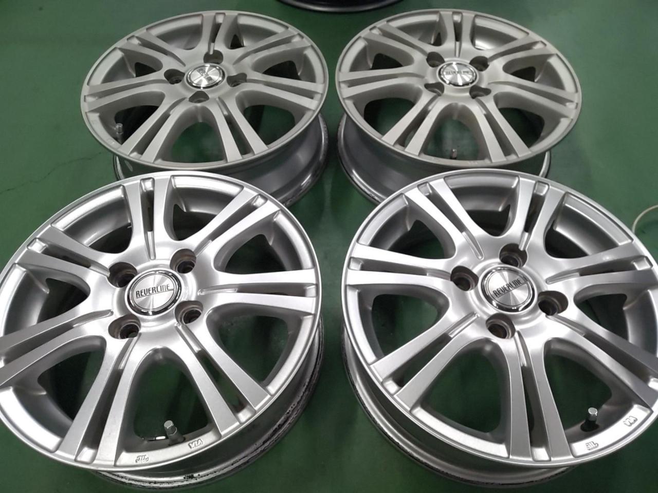 REVERLINE ツイン7本スポーク (Y09468) | 中古品 | アップガレージ 新潟新発田店 | カー用品 アルミホイール 14 ...