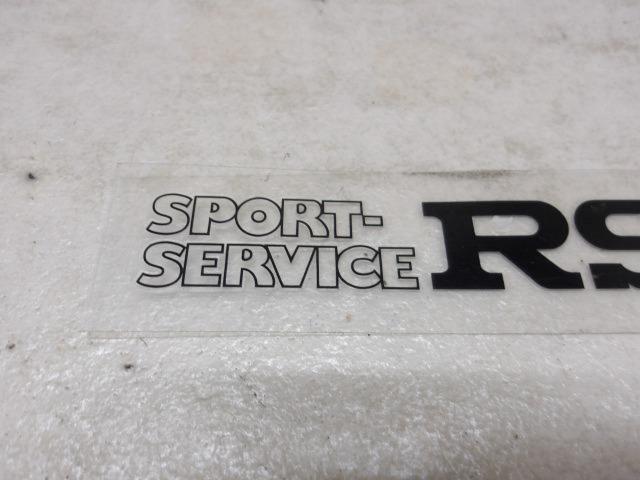 RS-R ステッカー 【SPORT-SERVICE RS-R】