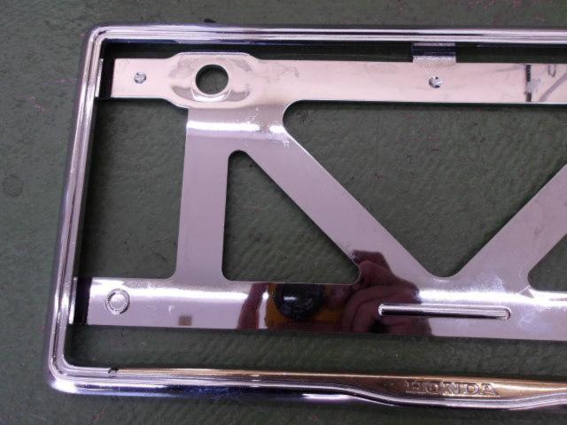 Honda genuine
Plating number frame
Front side only