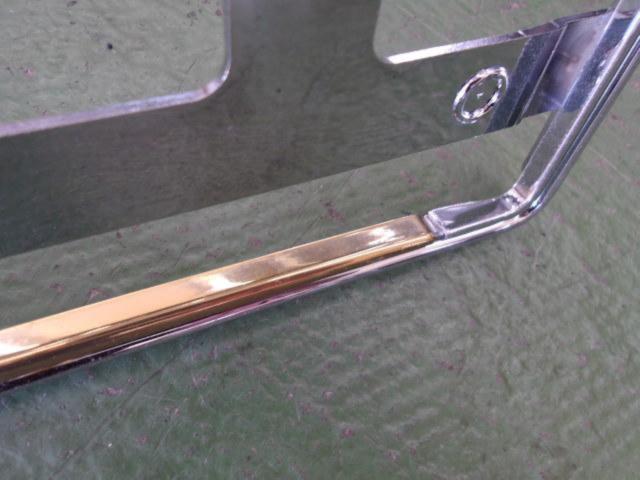 Honda genuine
Plating number frame
Front side only