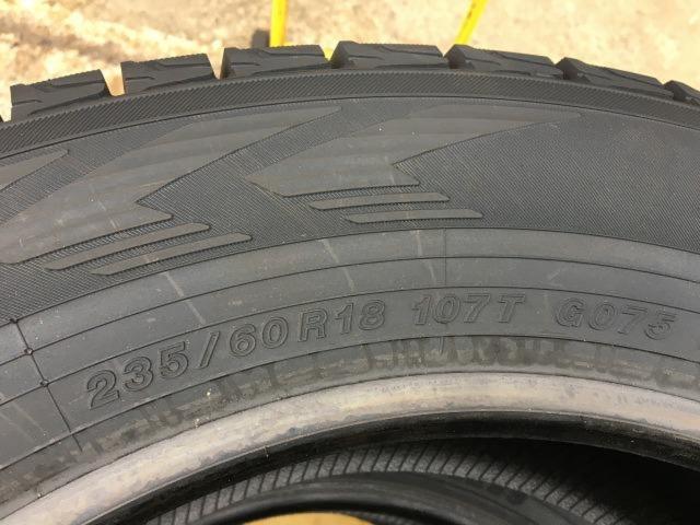Unused YOKOHAMA tires
ICE
GUARD
SUV
G075
235 / 60-18
107T
XL
Four
