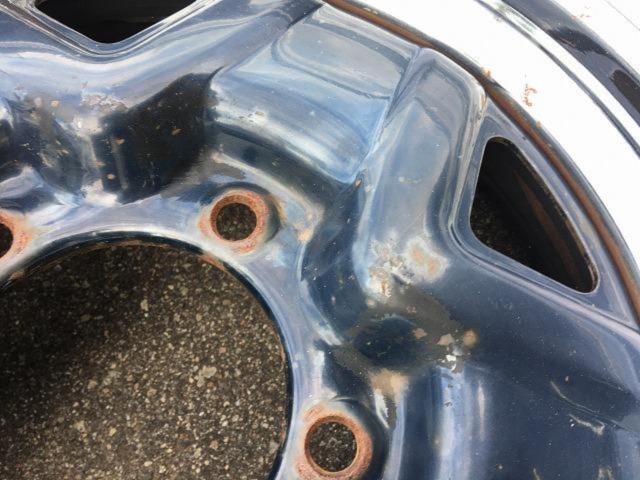 スズキ純正(SUZUKI)  ジムニー(JA11)純正 オプション リムメッキスチールホイール